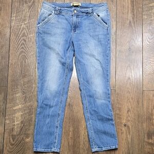 Democracy Whitewashed Ankle Jeans